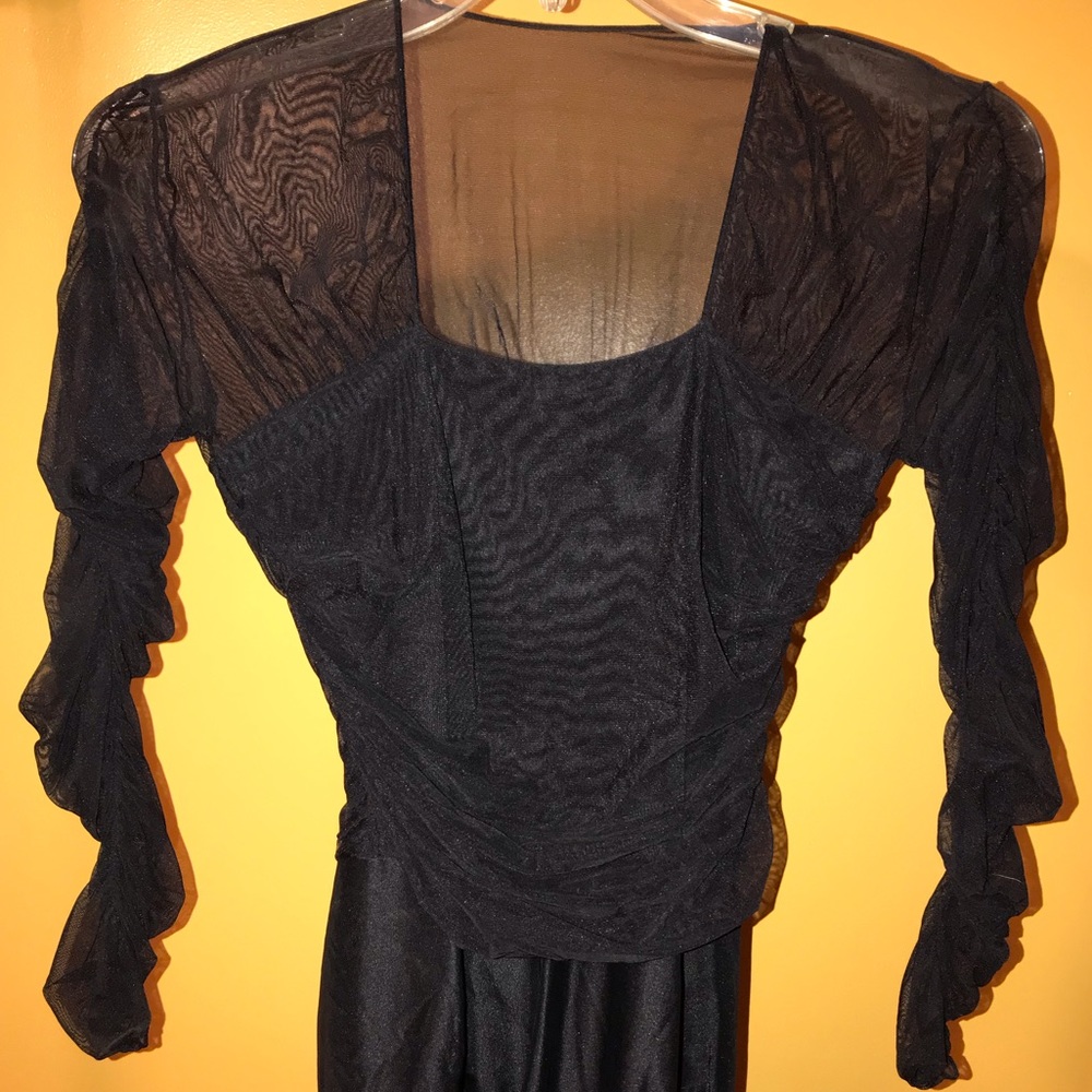 Sexy Black Ladies Dress Top